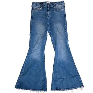 Forever 21 High Waisted Super Flare Jeans- 31